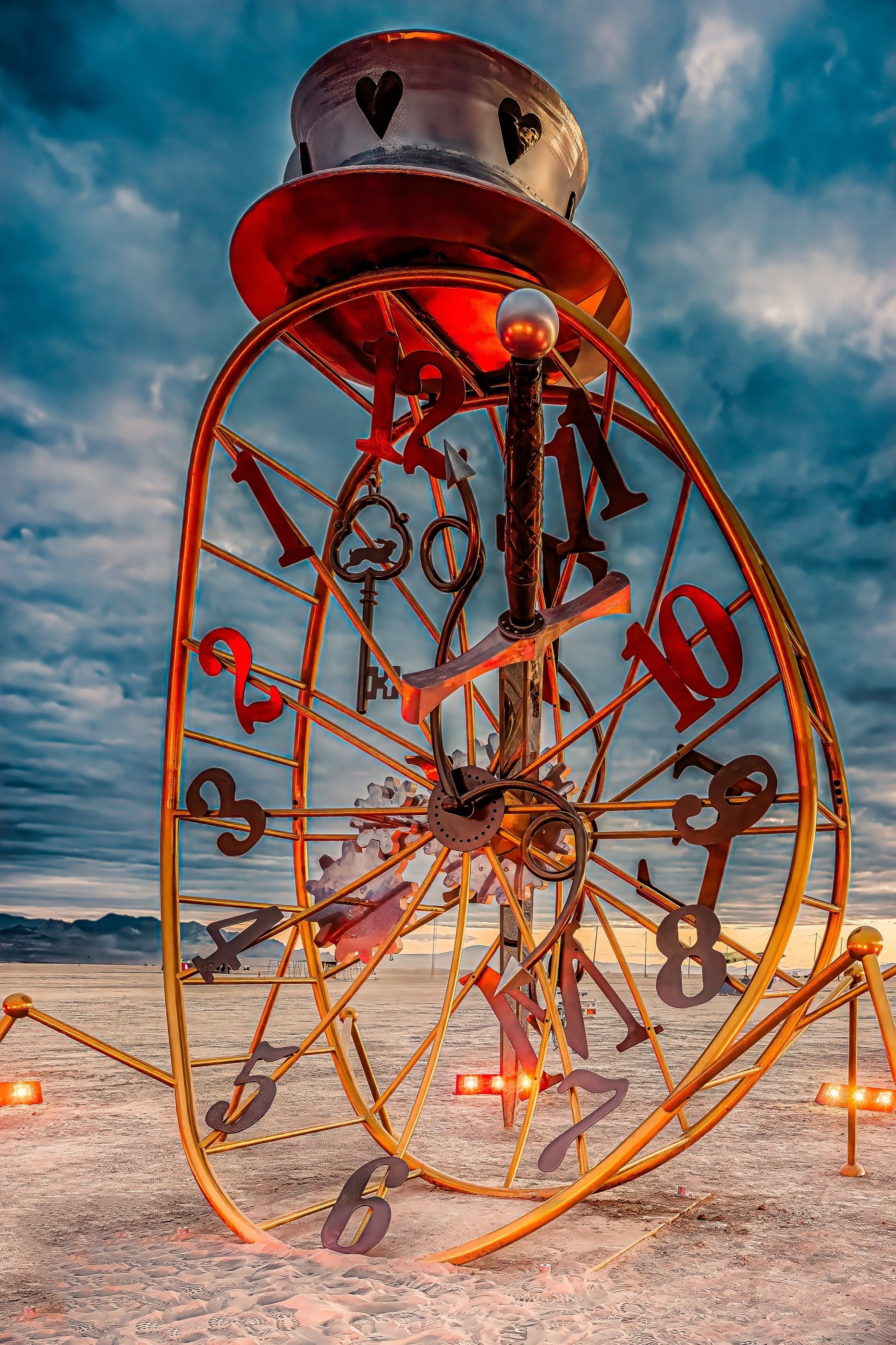 The End of Time installed at Black Rock City