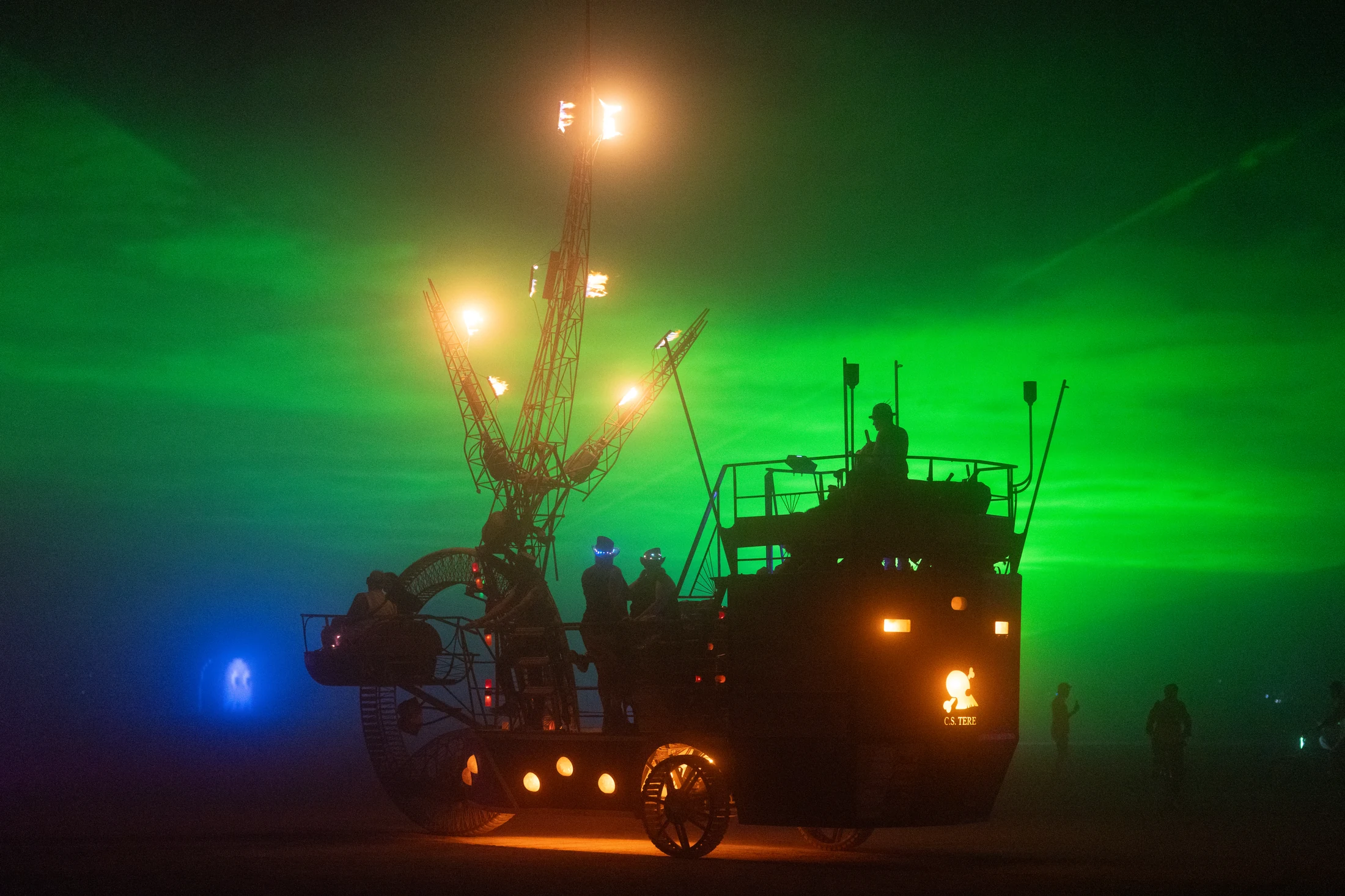 The Clock Ship Teresita at Burning Man 2024