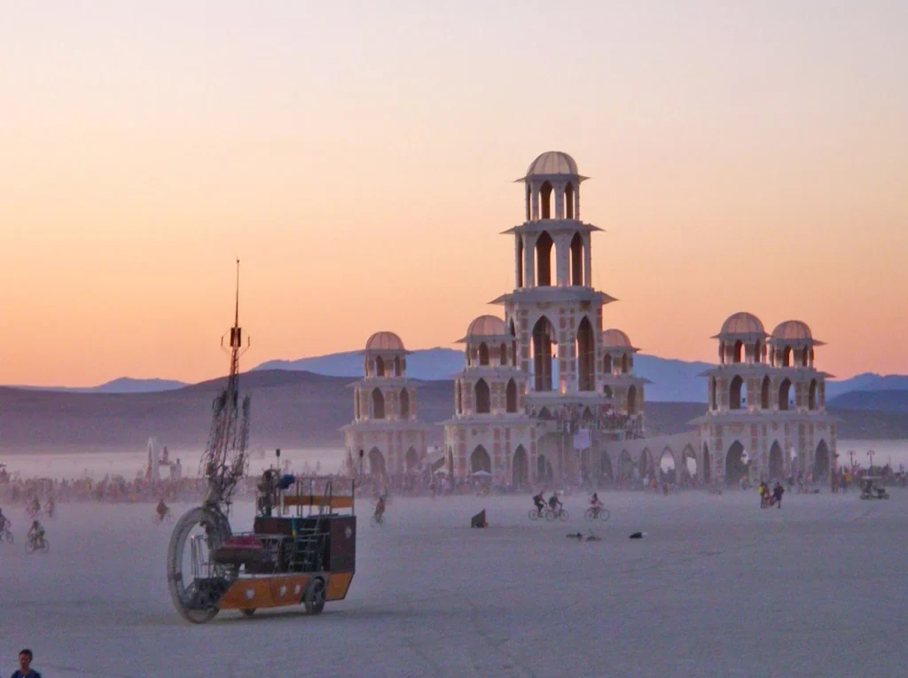 The Clock Ship Teresita at sunset