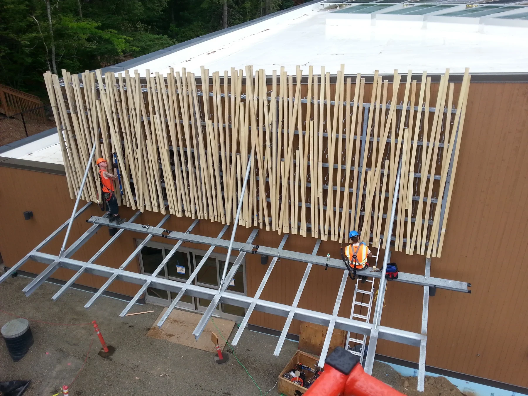 Forest Lights structural fabrication