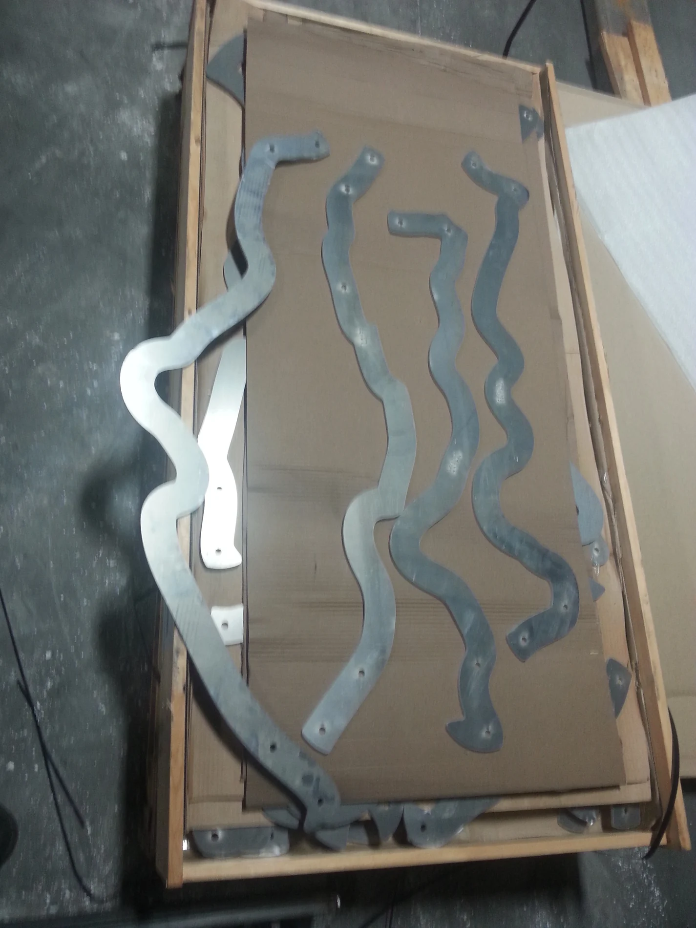 Passing Storms component fabrication