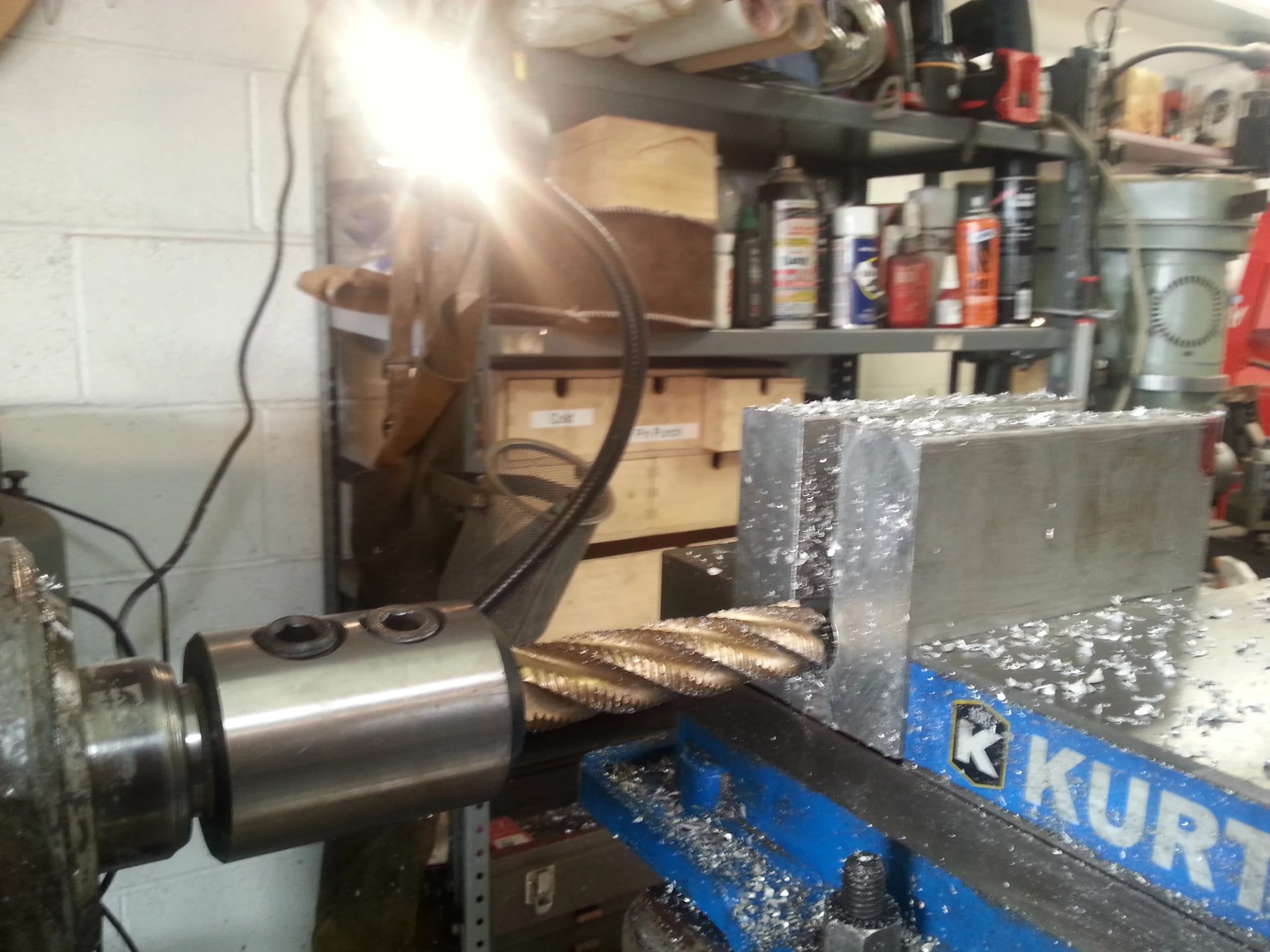 Machining an aluminum structural component for Passing Storms