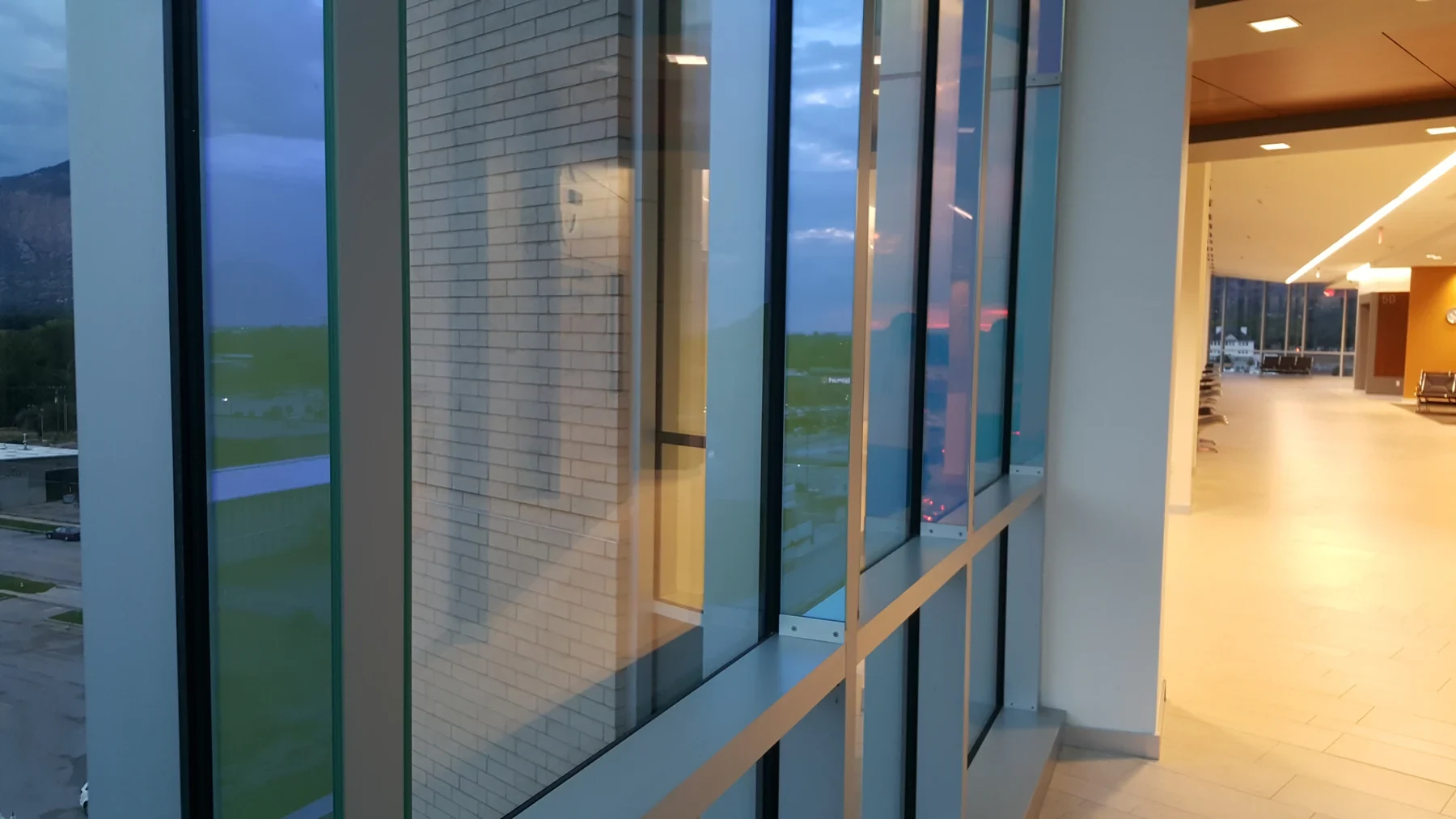 Sky Veil mounting system integrated with the courthouse facade